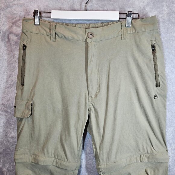 Craghoppers Mens Size 38 SolarDry Convertible Hiking Pants Beige hiking outdoor - Picture 7 of 13